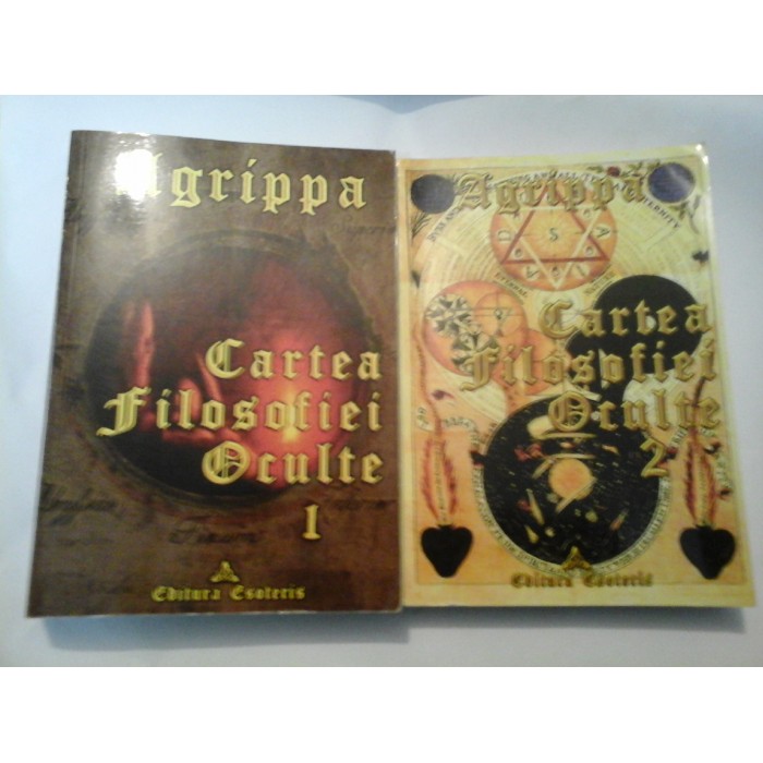 CARTEA FILOSOFIEI OCULTE - Heinrich Cornelius Agrippa - vol. 1 si vol. 2